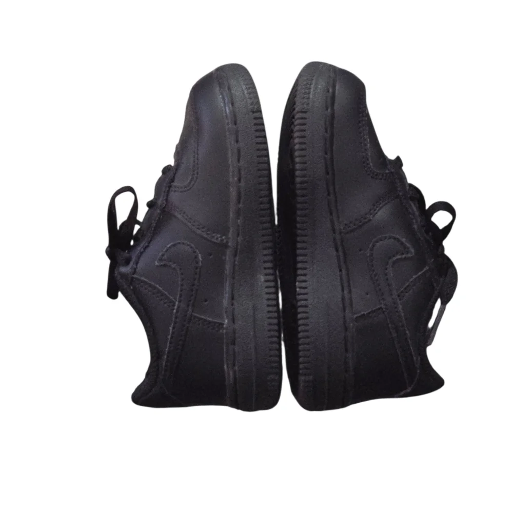Nike Air Force 1 One Kids 8c Black Sneakers Shoes